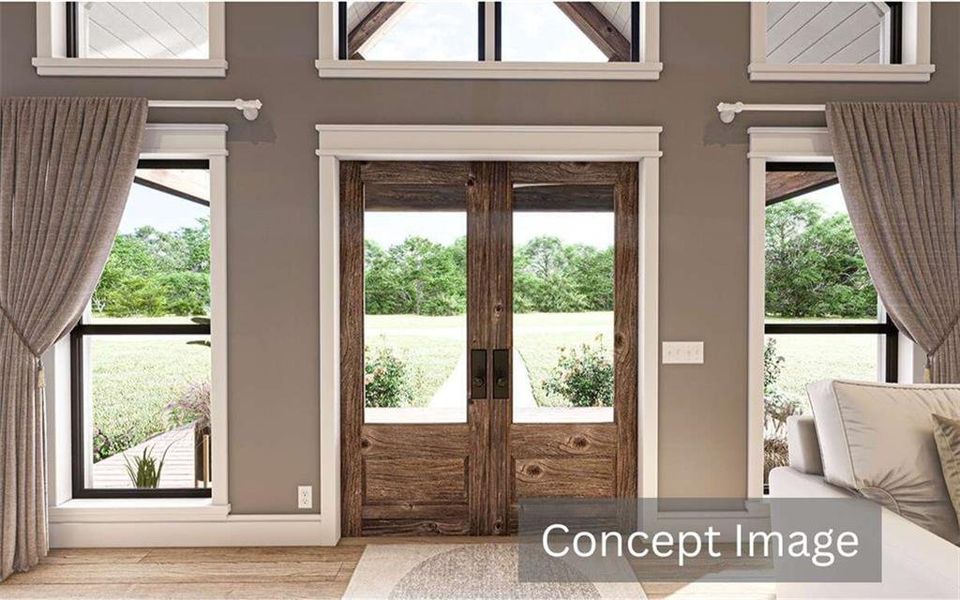 Exterior details and patio area of a home in , Talking Rock (Image 3).