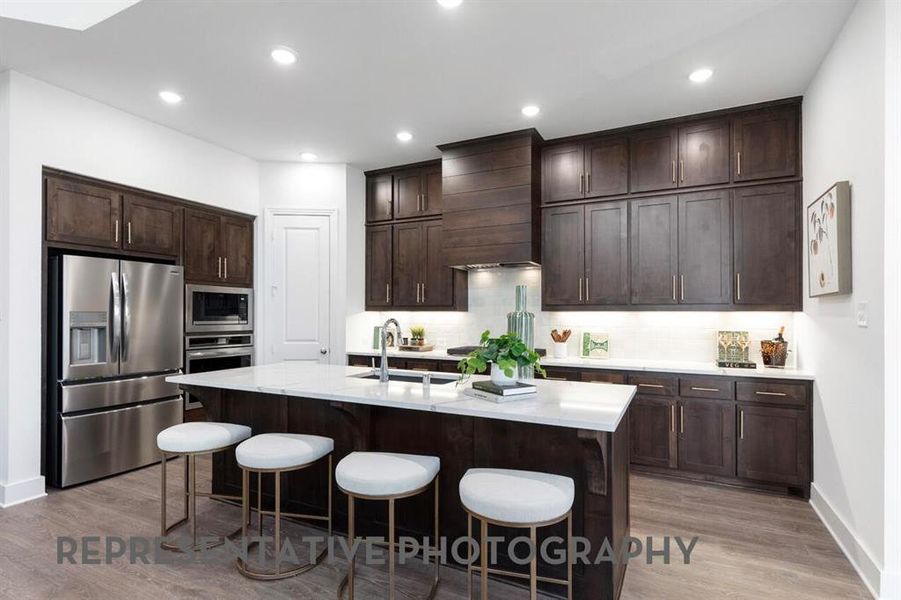 Furnished interior view inside a new home in Cambridge Crossing, Celina (Image 13).