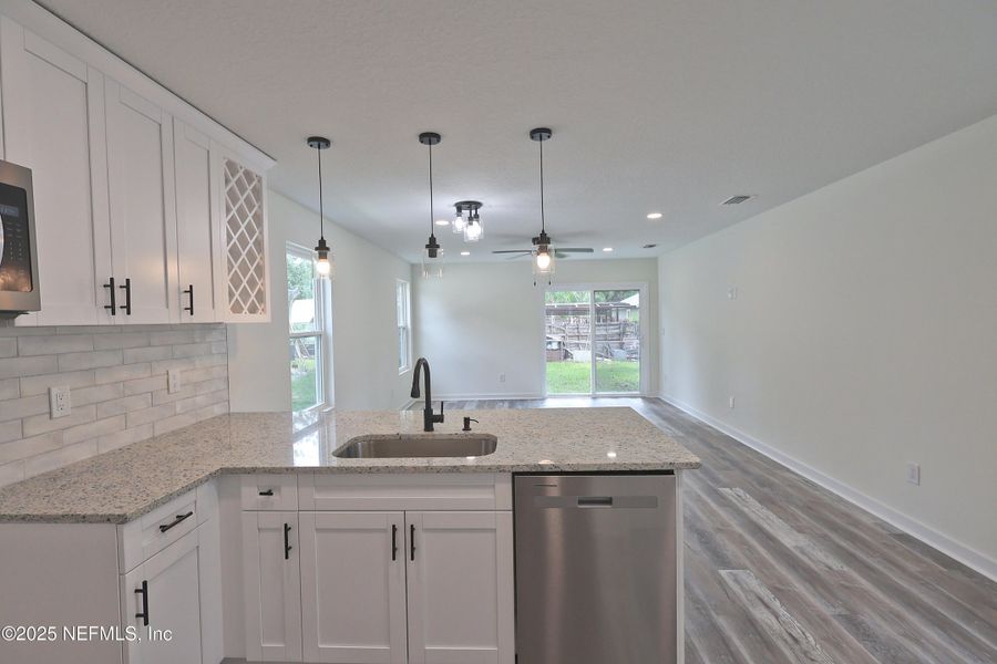 Furnished interior view inside a new home in , Jacksonville (Image 17). Furnished interior view inside a new home in , Jacksonville (Image 17).