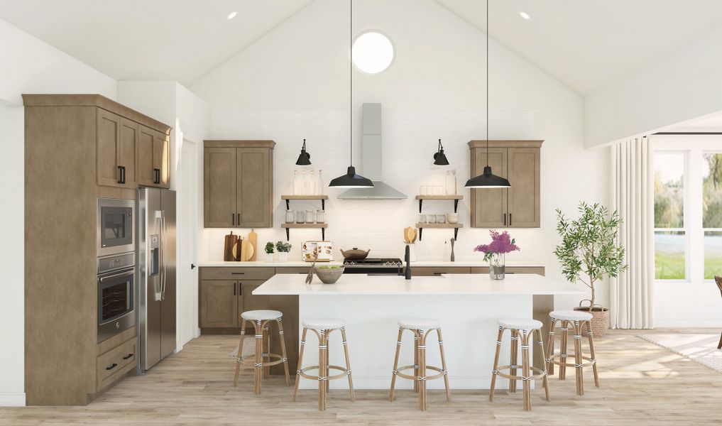 Kitchen with beautiful cabinets