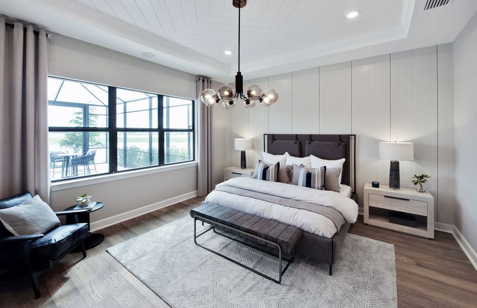 Furnished interior view inside a new home in Talon Preserve on Palmer Ranch, Nokomis (Image 40).