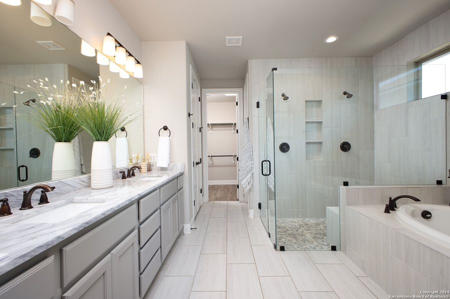 Representative furnished interior of a home built from the The Malta by Whitestone Custom Homes in Johnson Ranch, Bulverde (Image 13).