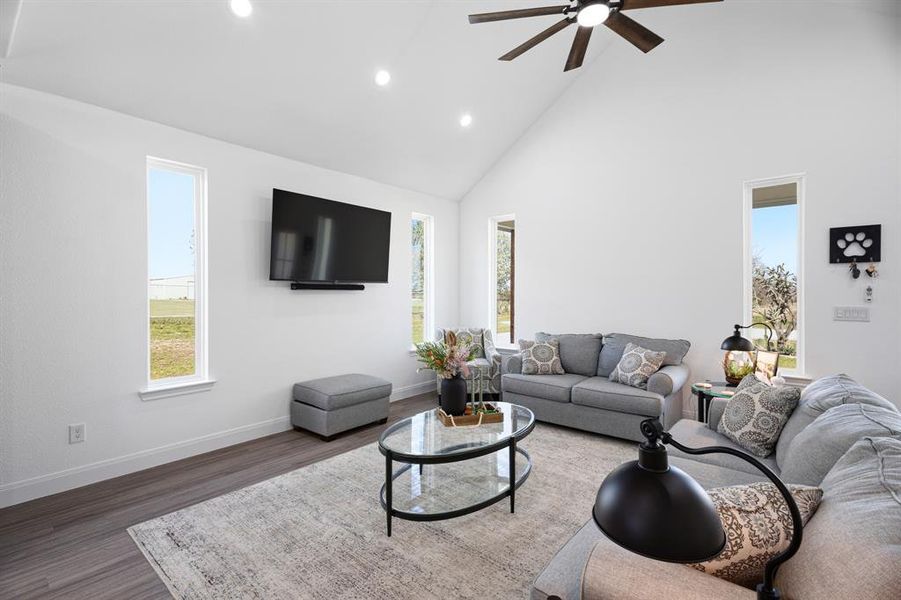 Furnished interior view inside a new home in , Chico (Image 4).