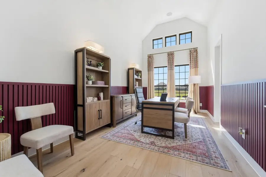 Representative furnished interior of a home built from the Laguna III by CastleRock Communities in Lakesong, Grand Prairie (Image 7).