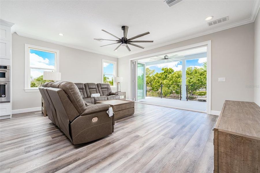 Furnished interior view inside a new home in , Tampa (Image 16).