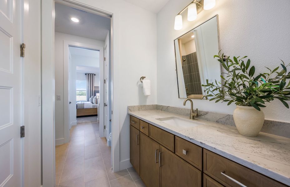 Representative furnished interior of a home built from the Roseland by Pulte Homes in Riversong, Parrish (Image 16).