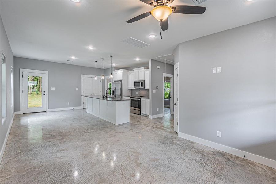 Living room and kichen Living room and kichen