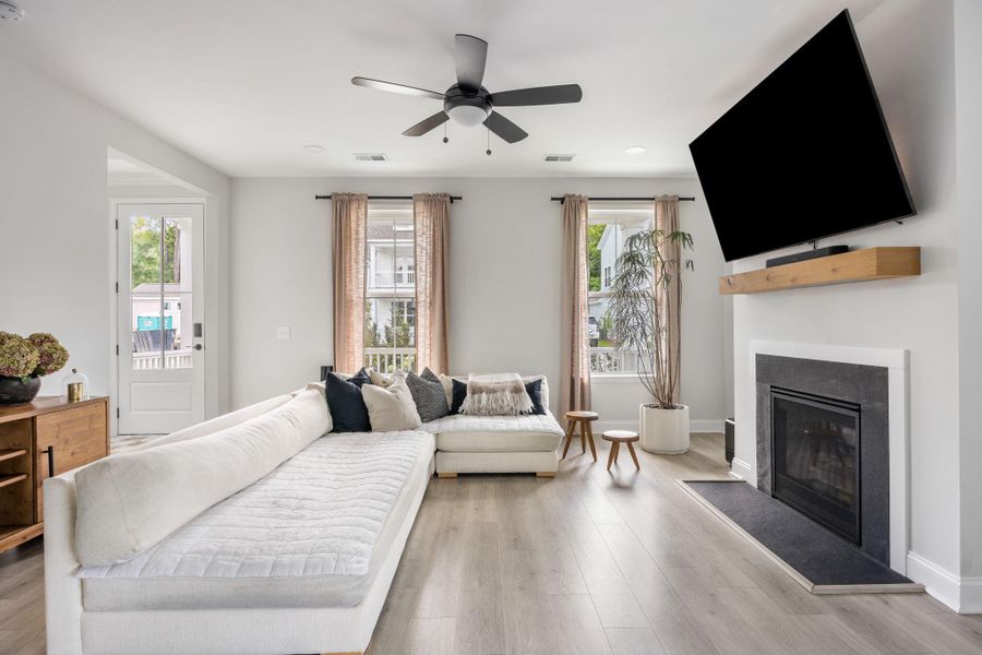 Furnished interior view inside a new home in Twin Lakes, Johns Island (Image 26).