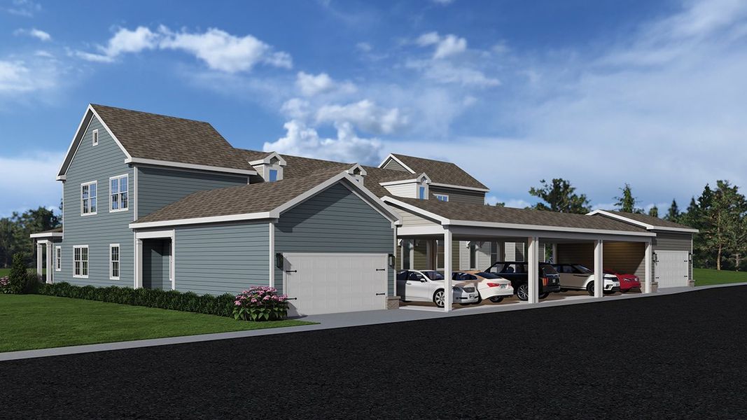 Sugarland, Hendrickson and Valley View Townhomes Rear Elevation Sugarland, Hendrickson and Valley View Townhomes Rear Elevation