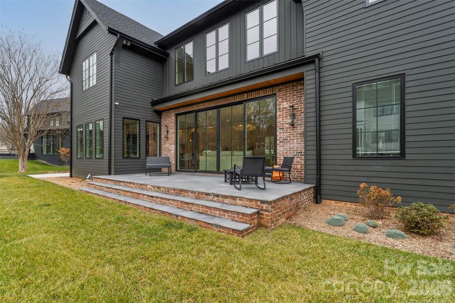 Exterior details and patio area of a home in , Charlotte (Image 4). Exterior details and patio area of a home in , Charlotte (Image 4).