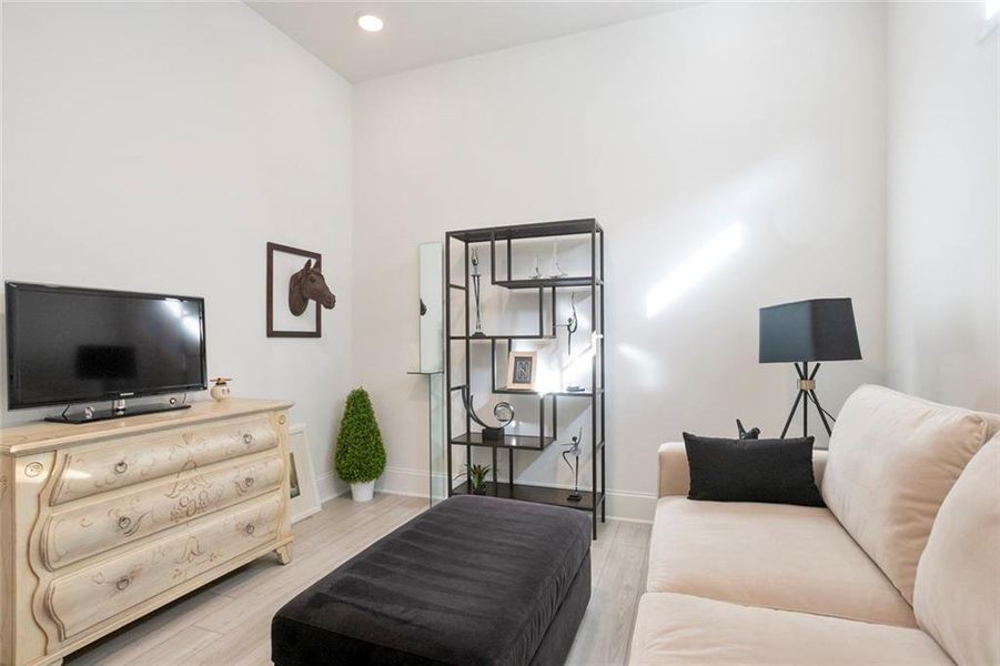 Furnished interior view inside a new home in Courtyards at Traditions, Cumming (Image 17).