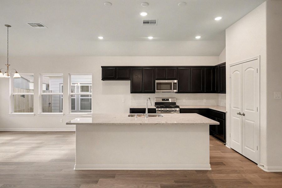 Furnished interior view inside a new home in Clear View Estates, Willis (Image 5). Furnished interior view inside a new home in Clear View Estates, Willis (Image 5).