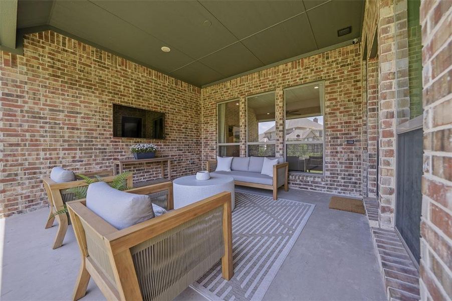 Exterior details and patio area of a home in , Benbrook (Image 21). Exterior details and patio area of a home in , Benbrook (Image 21).