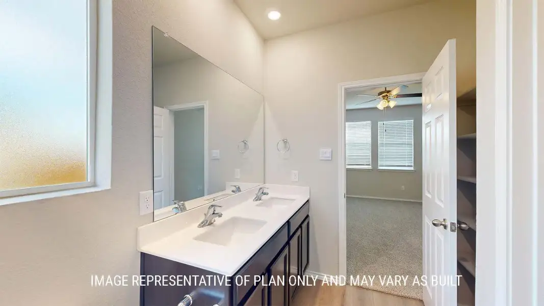 Furnished interior view inside a new home in The Terrace Duplexes, Temple (Image 7).