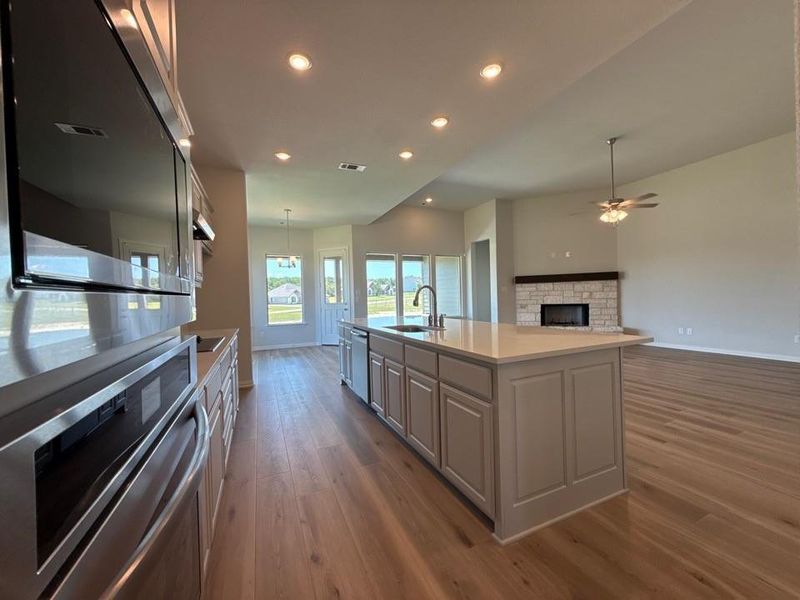 Furnished interior view inside a new home in Oak Grove Addition, Springtown (Image 6).