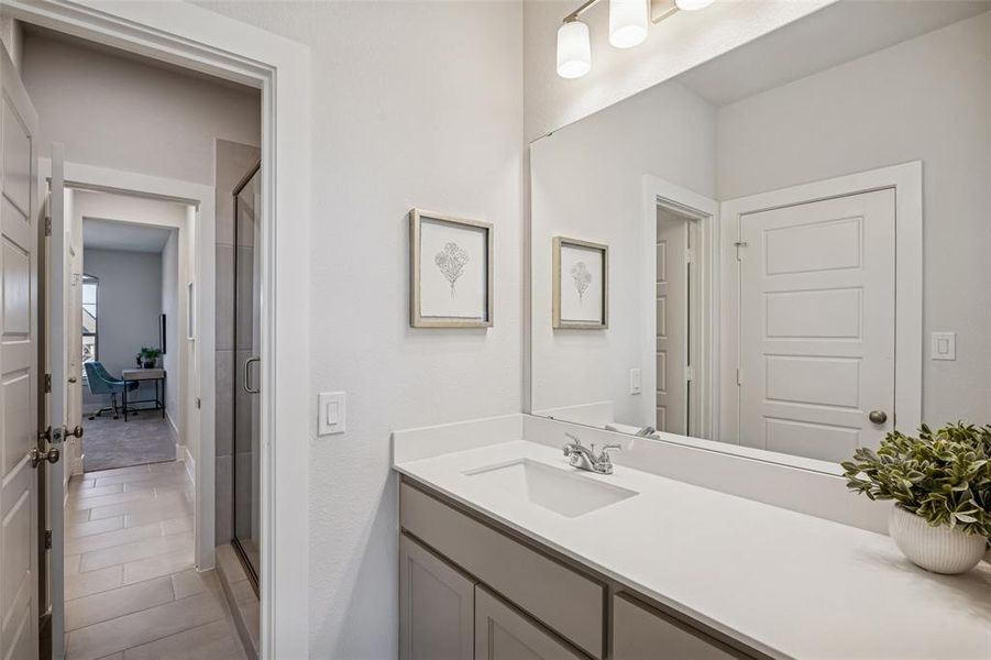 Furnished interior view inside a new home in , McKinney (Image 30). Furnished interior view inside a new home in , McKinney (Image 30).