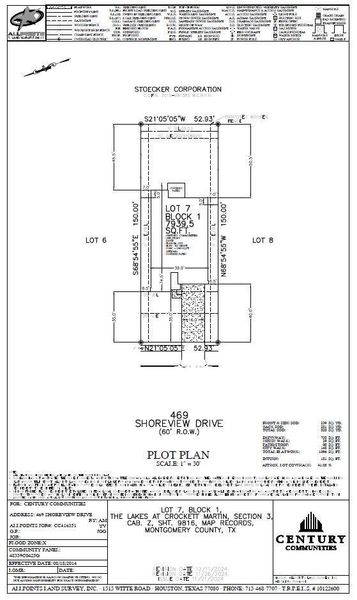 2D floor plan layout of this home in Lakes at Crockett Martin, Conroe, TX (Image 3).