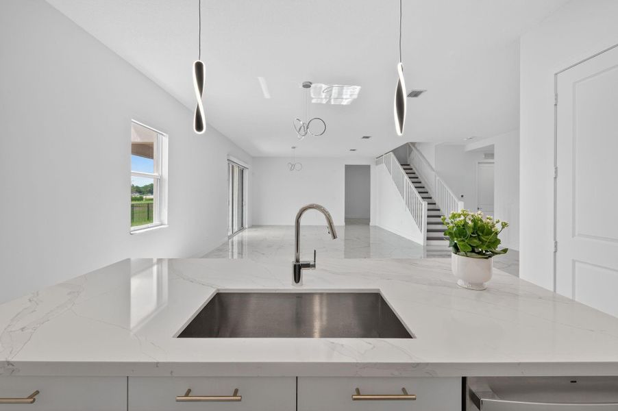 Furnished interior view inside a new home in , Davie (Image 36).