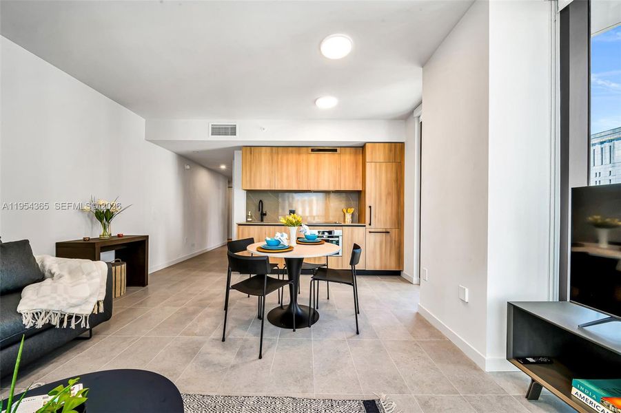 Furnished interior view inside a new home in , Miami (Image 6).
