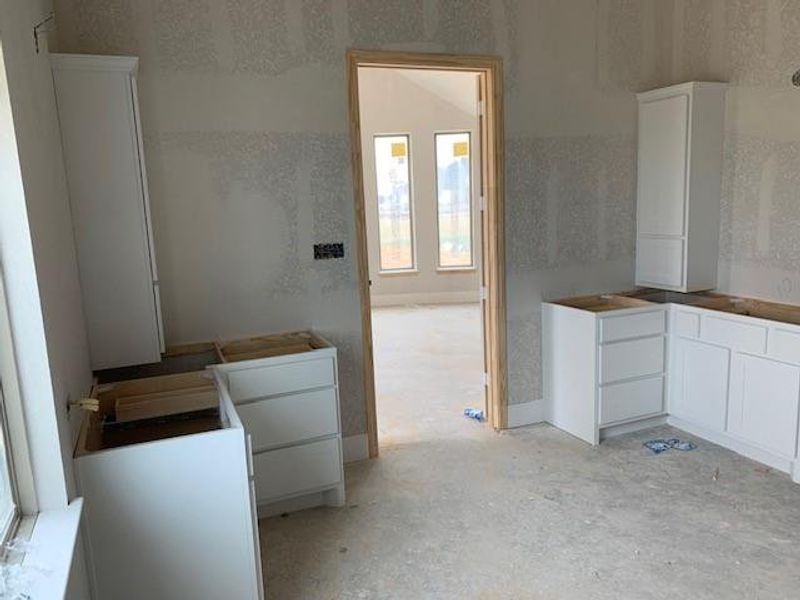 In-progress construction of a new home in Dunham Pointe, Cypress, TX (Image 22).