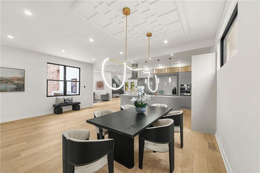 Furnished interior view inside a new home in , Atlanta (Image 66).