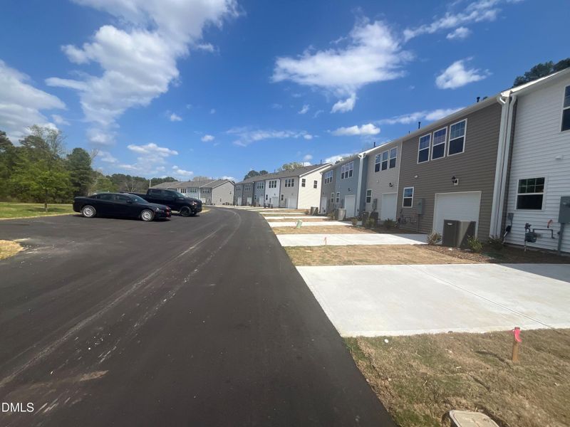 Rear Views w/parking areas for guest