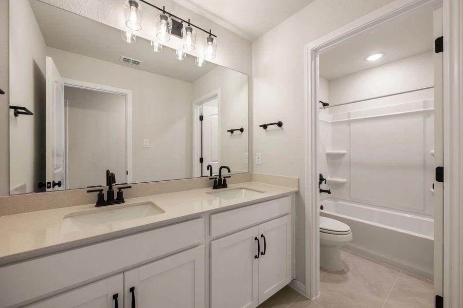 Furnished interior view inside a new home in Patterson Ranch, Georgetown (Image 16).