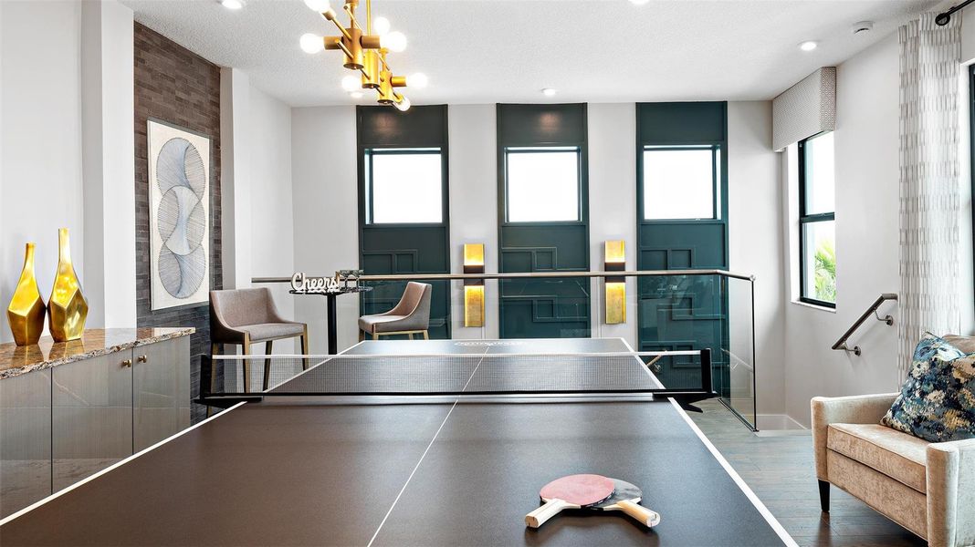 Furnished interior view inside a new home in , Port St. Lucie (Image 9).