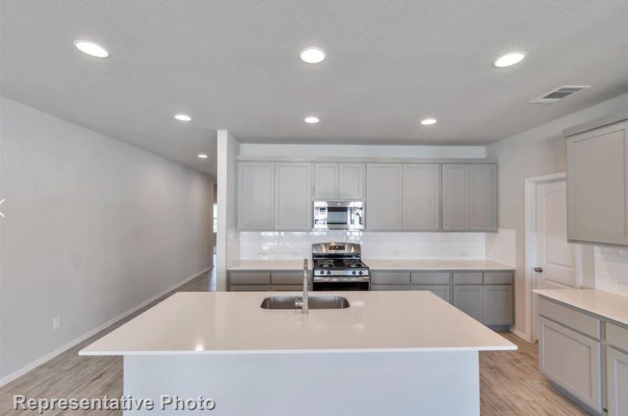 Furnished interior view inside a new home in Hunters Crossing, Sealy (Image 5).