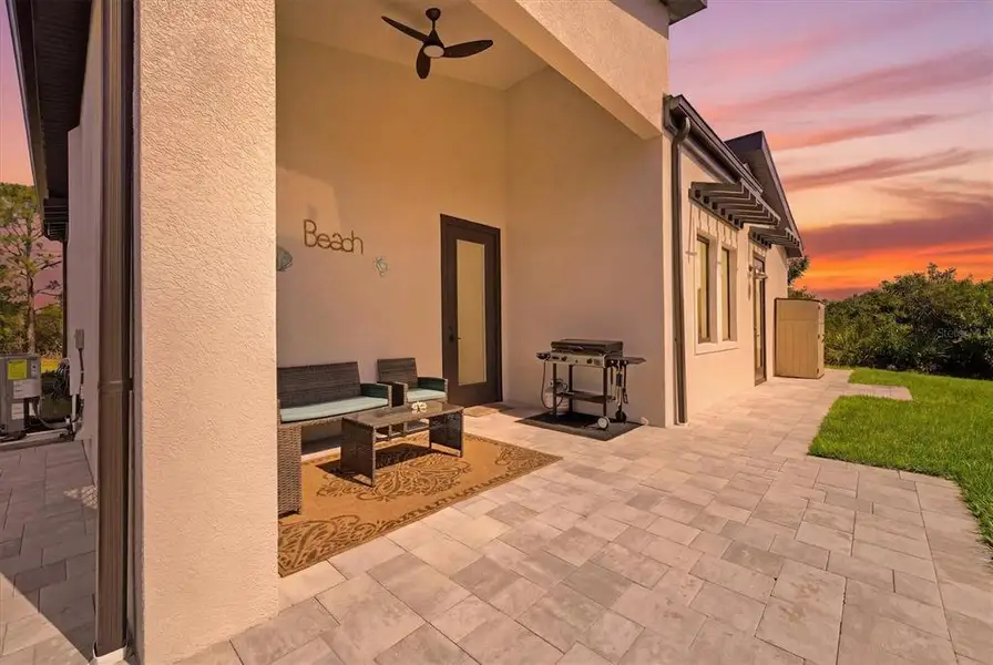 Exterior details and patio area of a home in , Port Charlotte (Image 4). Exterior details and patio area of a home in , Port Charlotte (Image 4).