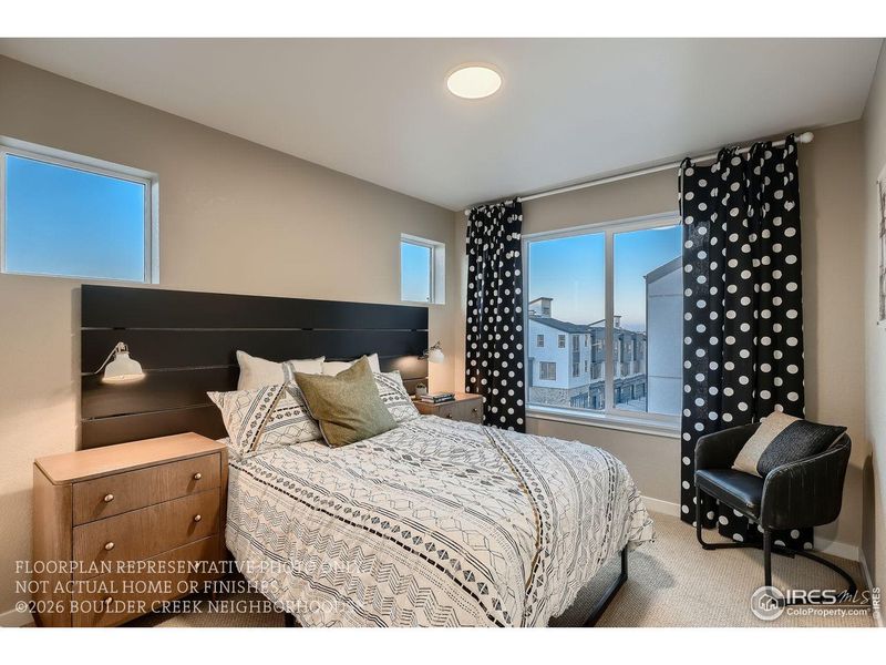 Furnished interior view inside a new home in Baseline, Broomfield (Image 30).