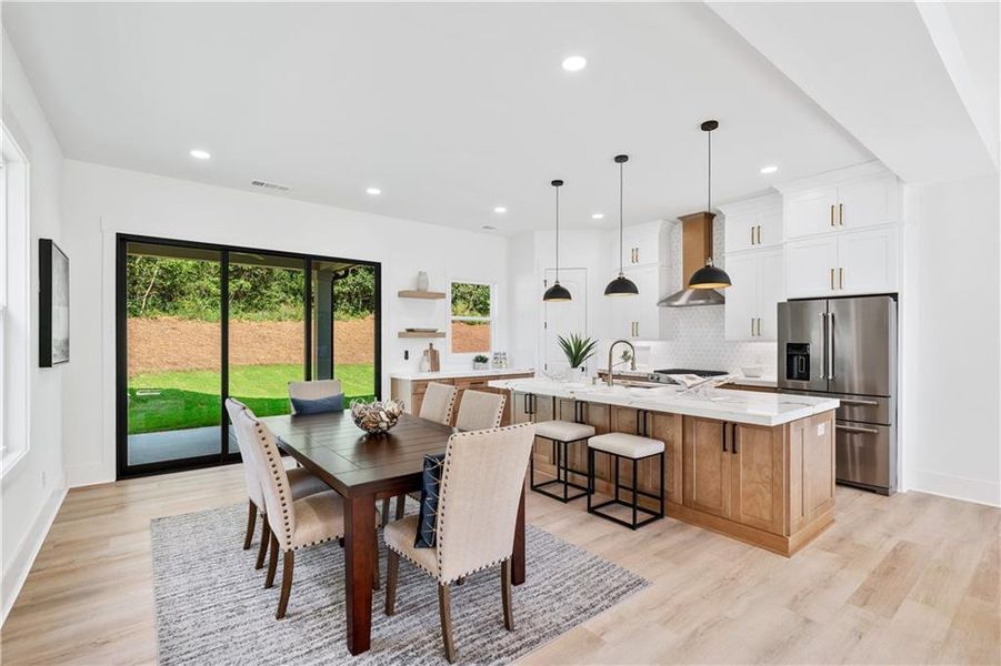 Furnished interior view inside a new home in , Lawrenceville (Image 13). Furnished interior view inside a new home in , Lawrenceville (Image 13).
