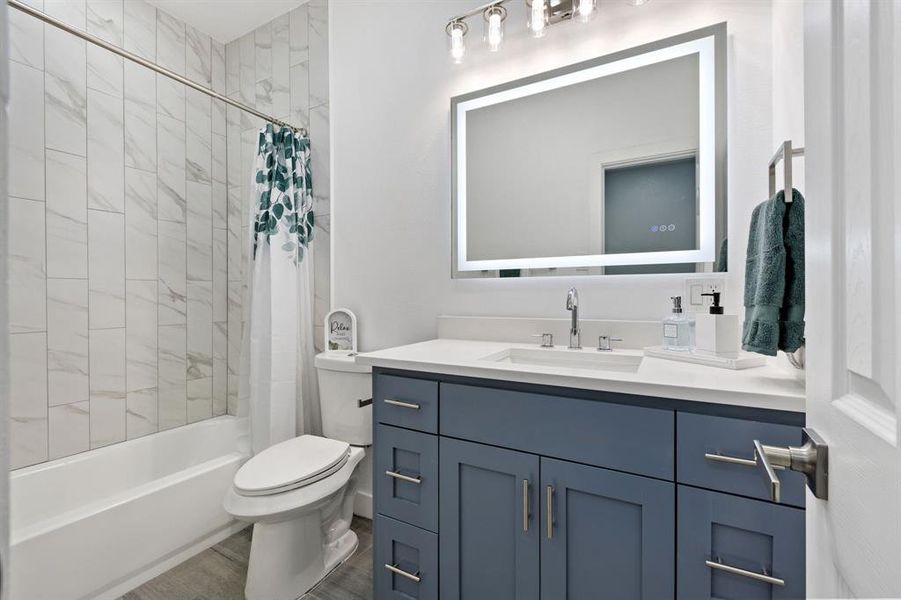 Furnished interior view inside a new home in , Pecan Gap (Image 30).