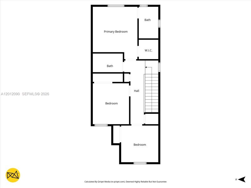 2D floor plan layout of this home in , Homestead, FL (Image 24).