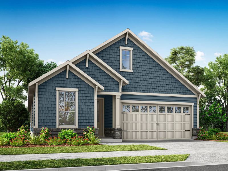 Representative exterior photo of a completed home built from the Oak Haven by Tri Pointe Homes in Altis At Serenity, Fuquay Varina, NC (Image 25).