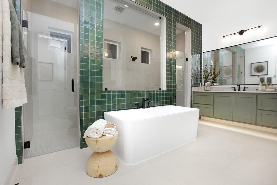 Furnished interior view inside a new home in , Georgetown (Image 31).