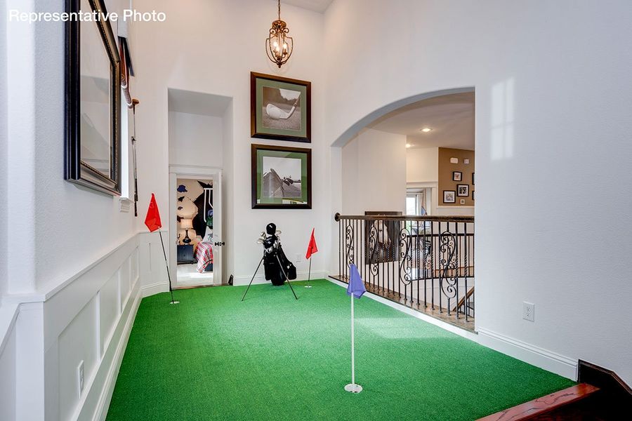 Representative furnished interior of a home built from the Downton Abbey by Grand Homes in Grand Oaks, Celina (Image 30).