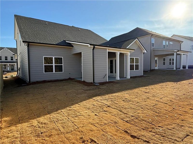Exterior details and patio area of a home in Ponderosa Farms Manor, Gainesville (Image 4).