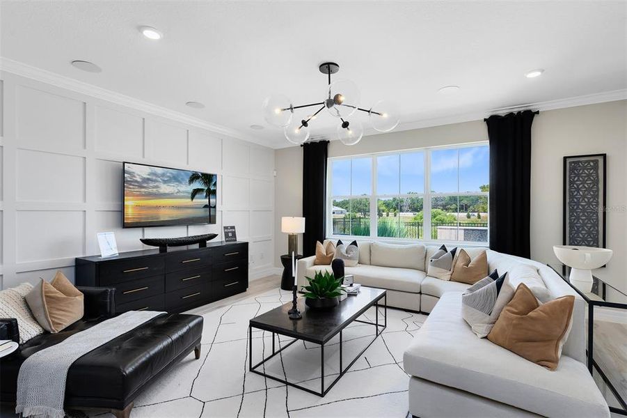 Furnished interior view inside a new home in Winter Grove, Winter Garden (Image 19).
