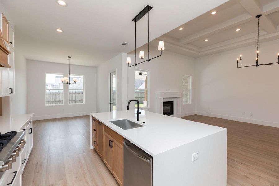 Furnished interior view inside a new home in , Beaumont (Image 6).
