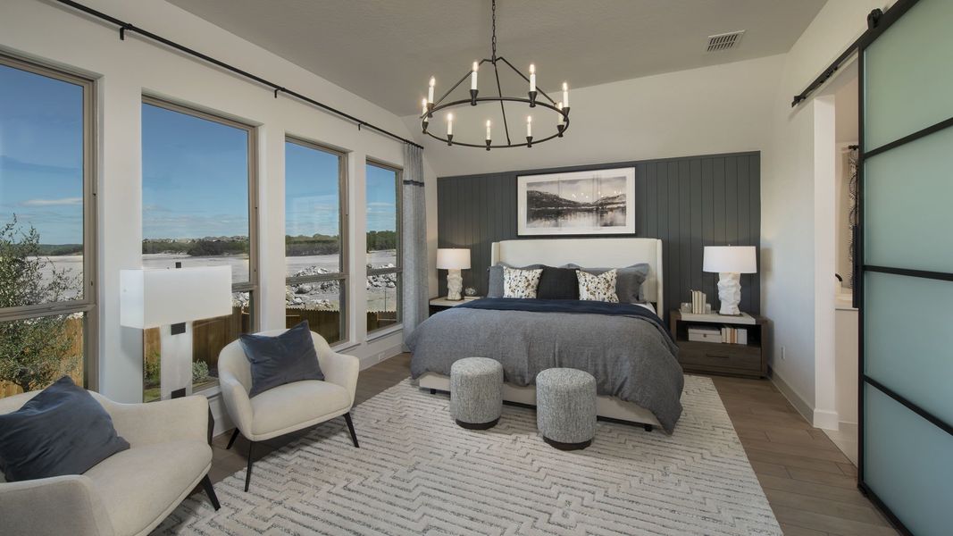Furnished interior view inside a new home in Two Step Farm, Montgomery (Image 37).