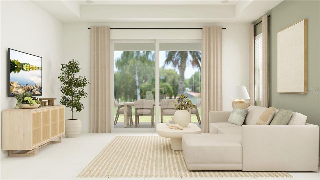 Furnished interior view inside a new home in , Groveland (Image 3).