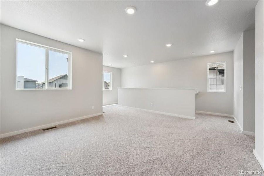 Spacious, unfurnished interior of a new home in Legato, Commerce City (Image 22). Spacious, unfurnished interior of a new home in Legato, Commerce City (Image 22).