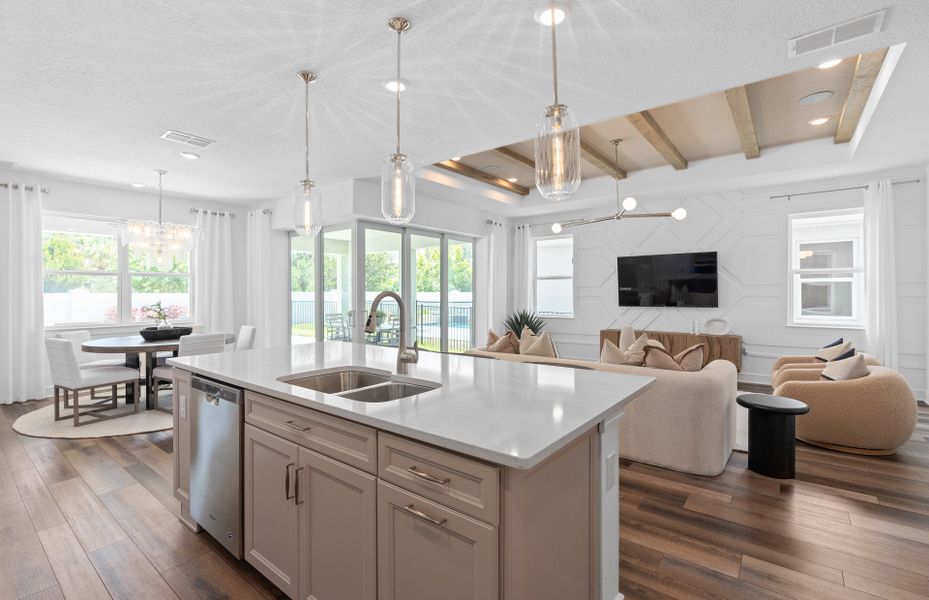 Kitchen Overlooking Gathering Room