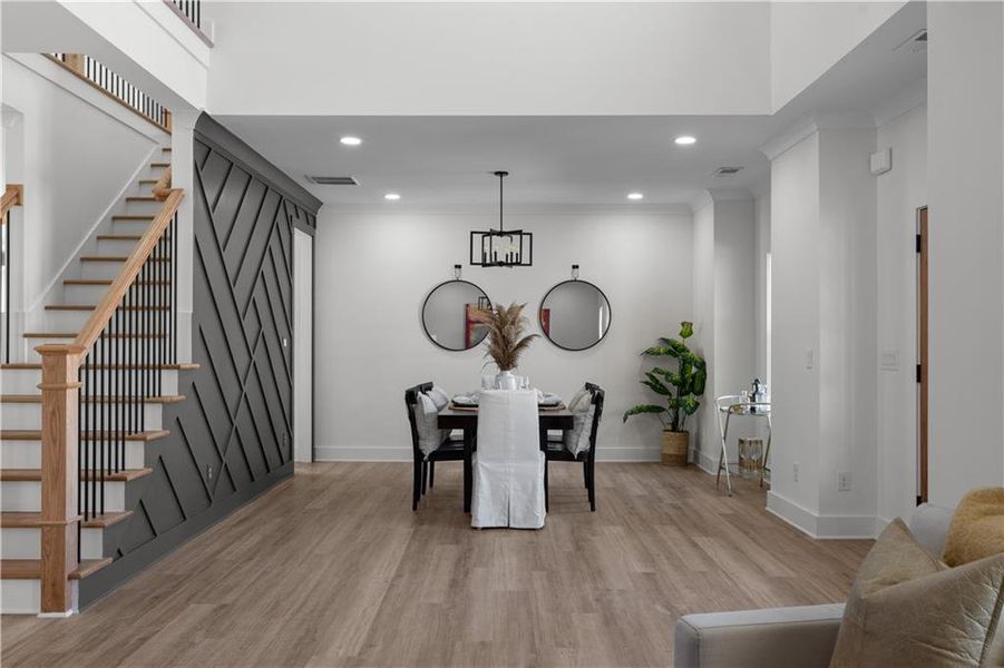 Furnished interior view inside a new home in , Social Circle (Image 7).