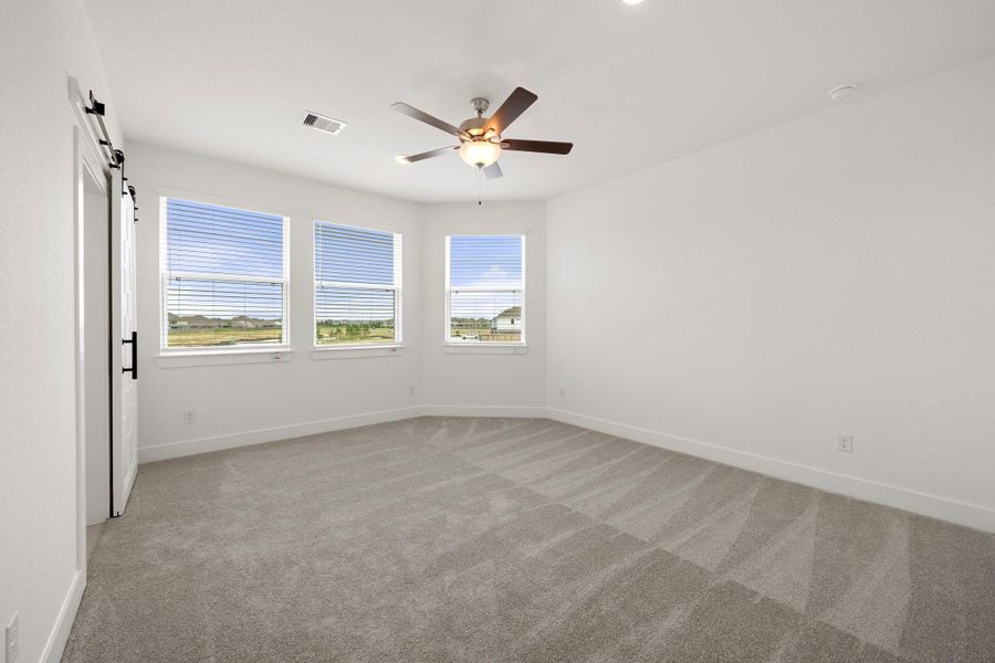 Spacious, unfurnished interior of a new home in Bridgeland, Cypress (Image 20).