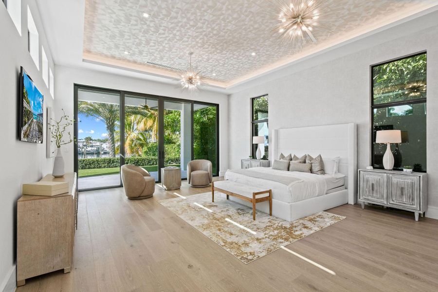 Furnished interior view inside a new home in , North Palm Beach (Image 18).