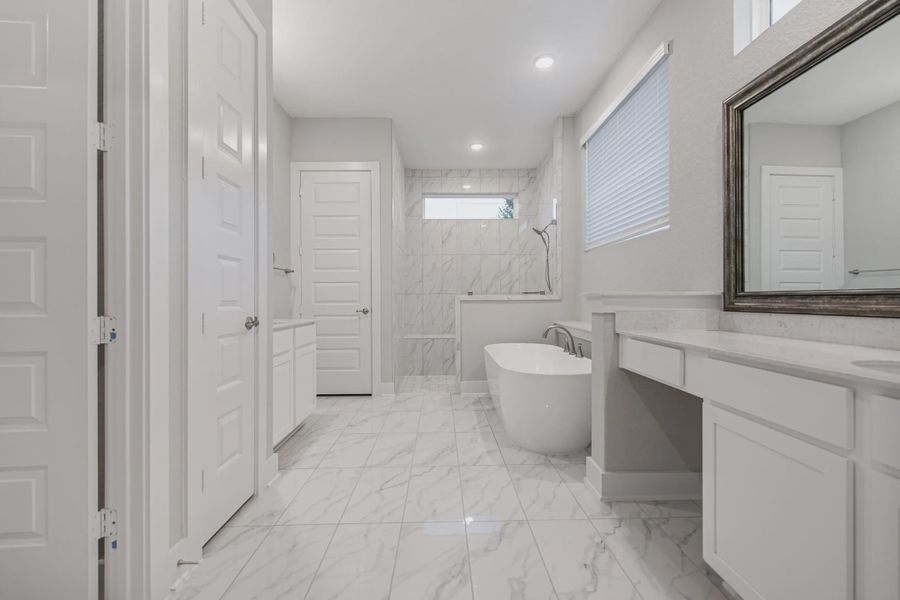 Representative furnished interior of a home built from the Rockwell by Chesmar Homes in Potranco Oaks 100's, Castroville (Image 6).