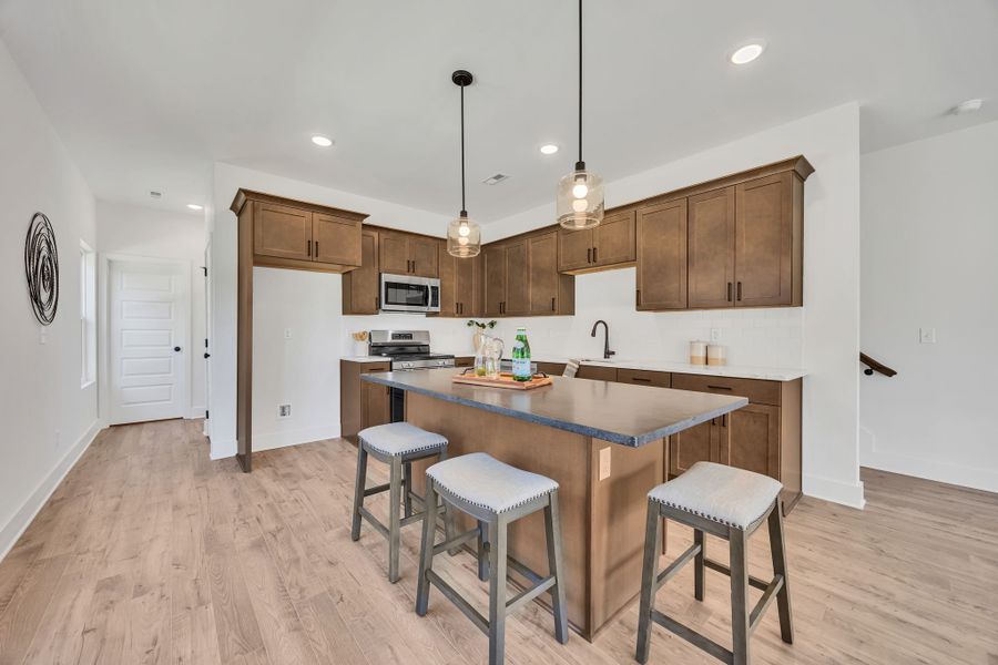 Representative furnished interior of a home built from the Fontaine by Parkside Builders in The Parks of Mill Town, Chattanooga (Image 11).