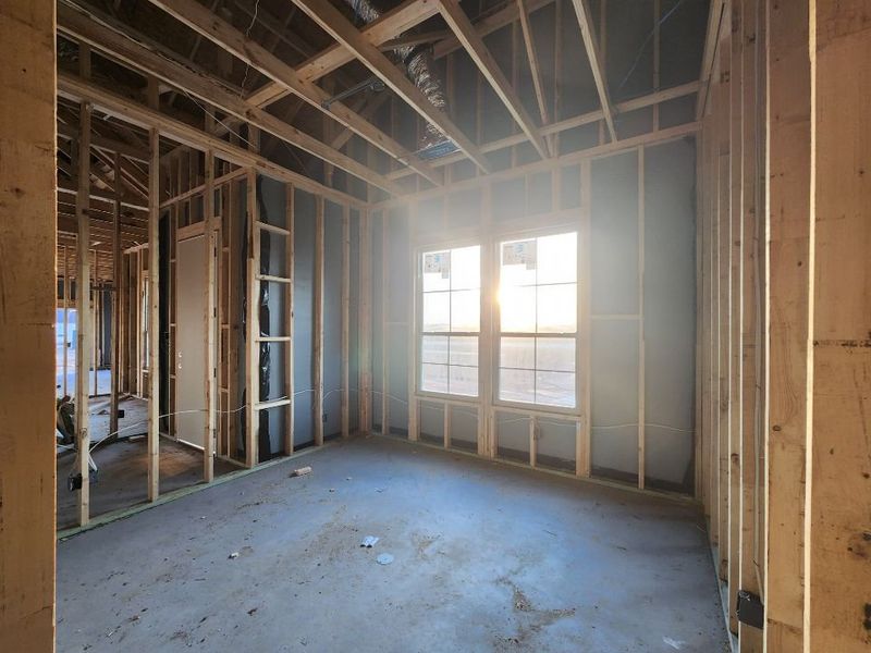 In-progress construction of a new home in Rocky Top, Krum, TX (Image 7).